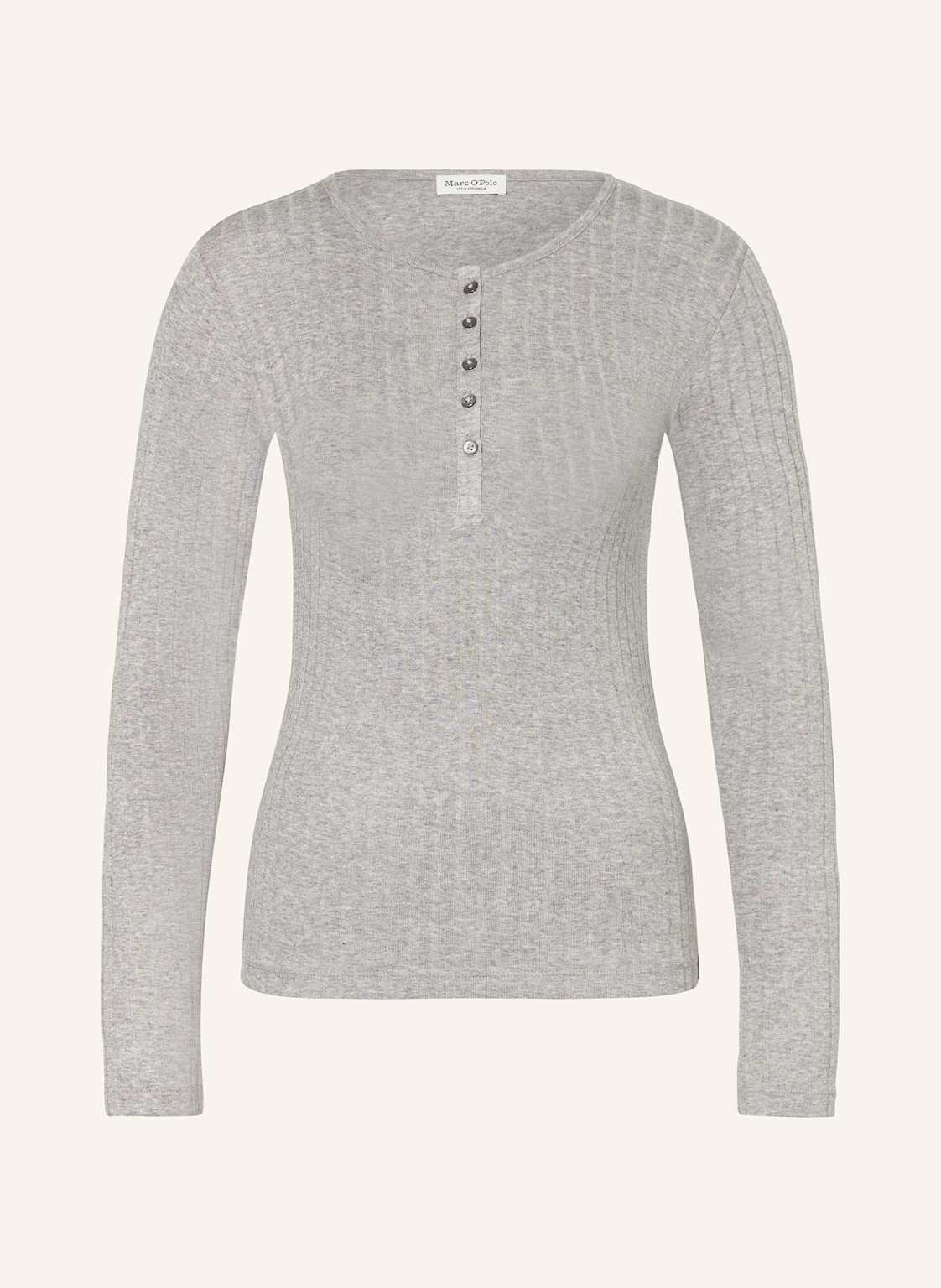 Marc O'polo Henley-Shirt grau von Marc O'Polo