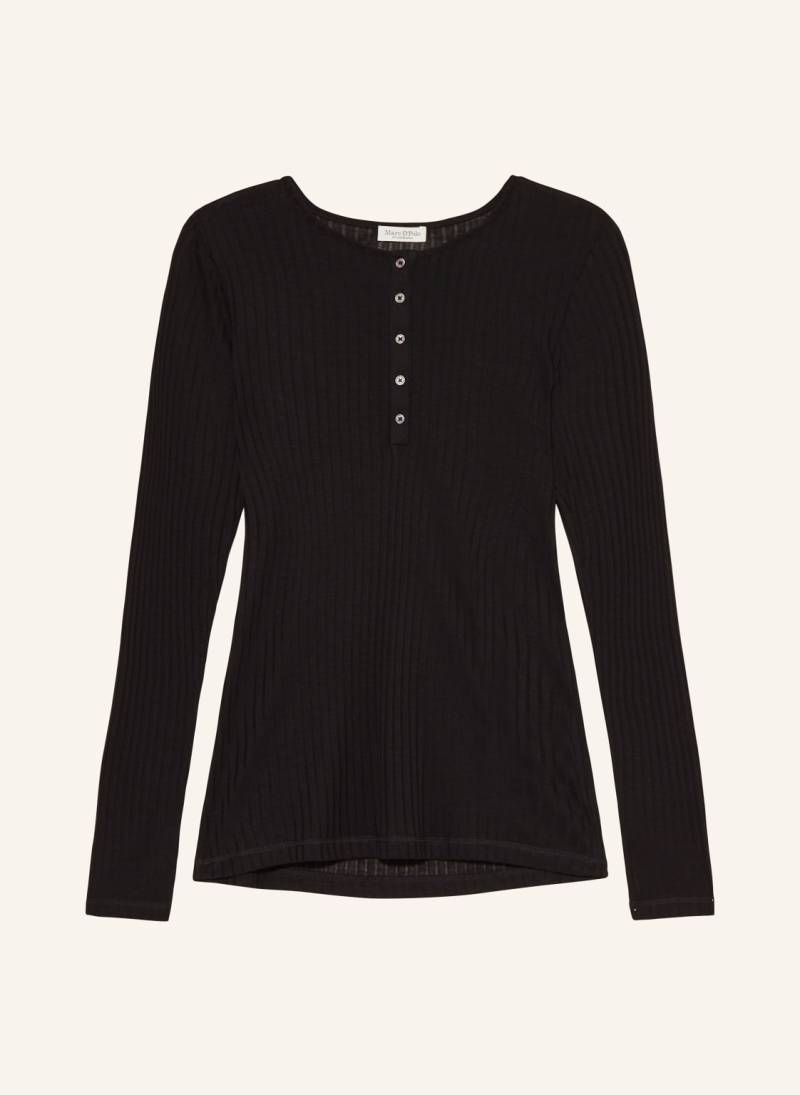 Marc O'polo Henley-Shirt schwarz von Marc O'Polo