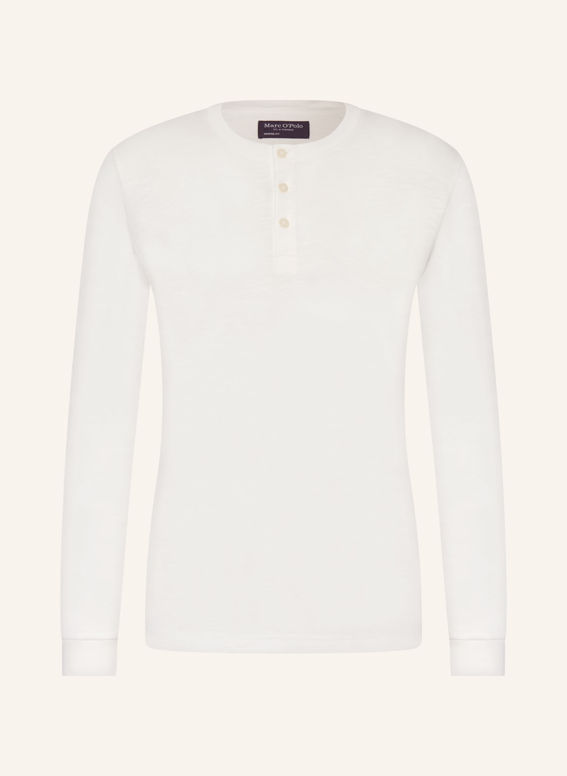 Marc O'polo Henley-Shirt weiss von Marc O'Polo