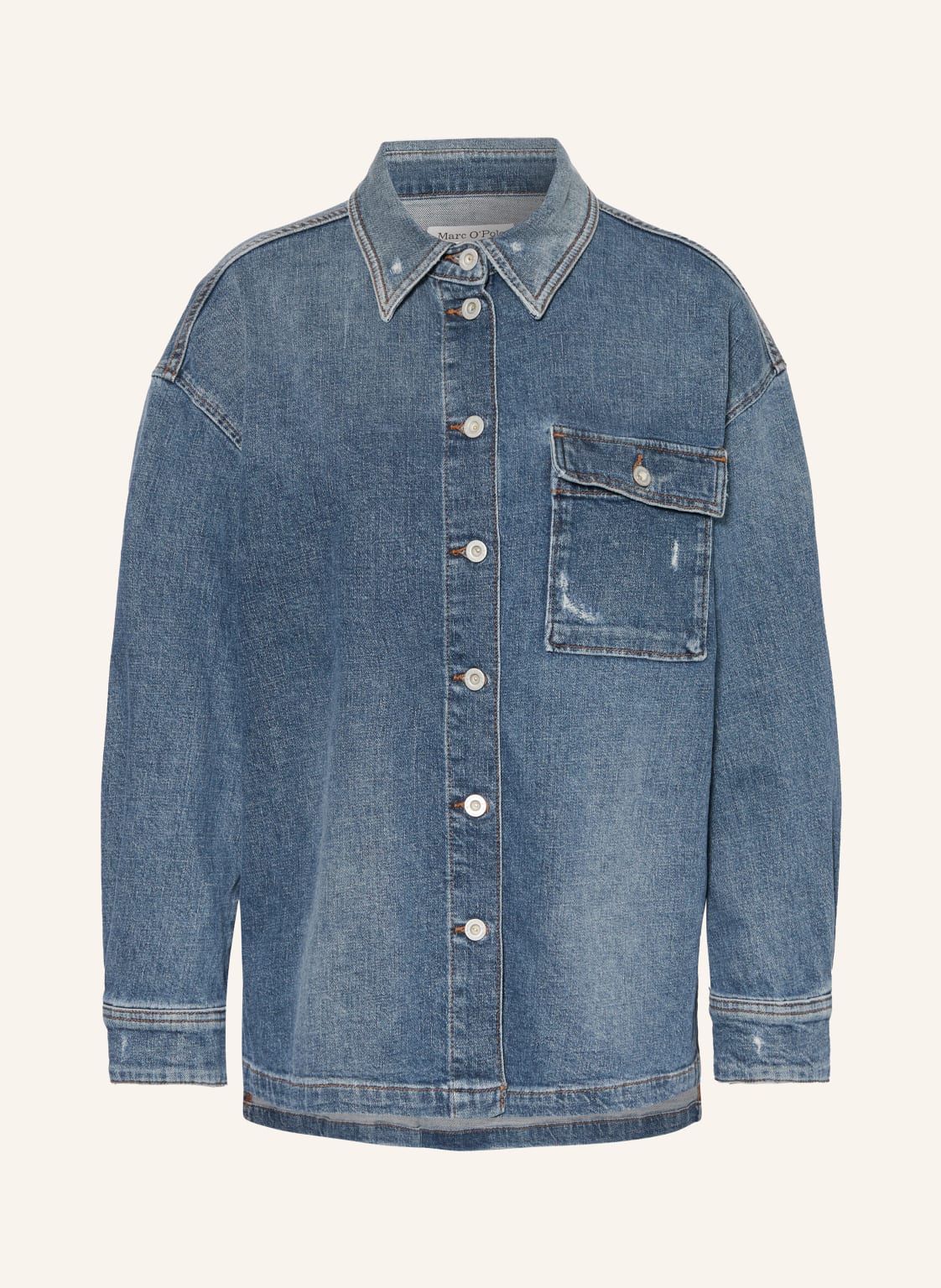 Marc O'polo Jeans-Overshirt blau von Marc O'Polo