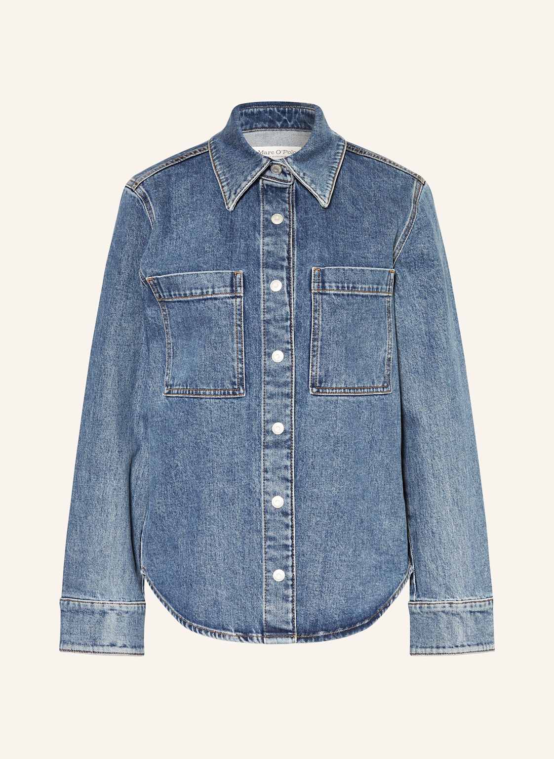 Marc O'polo Jeansbluse blau von Marc O'Polo