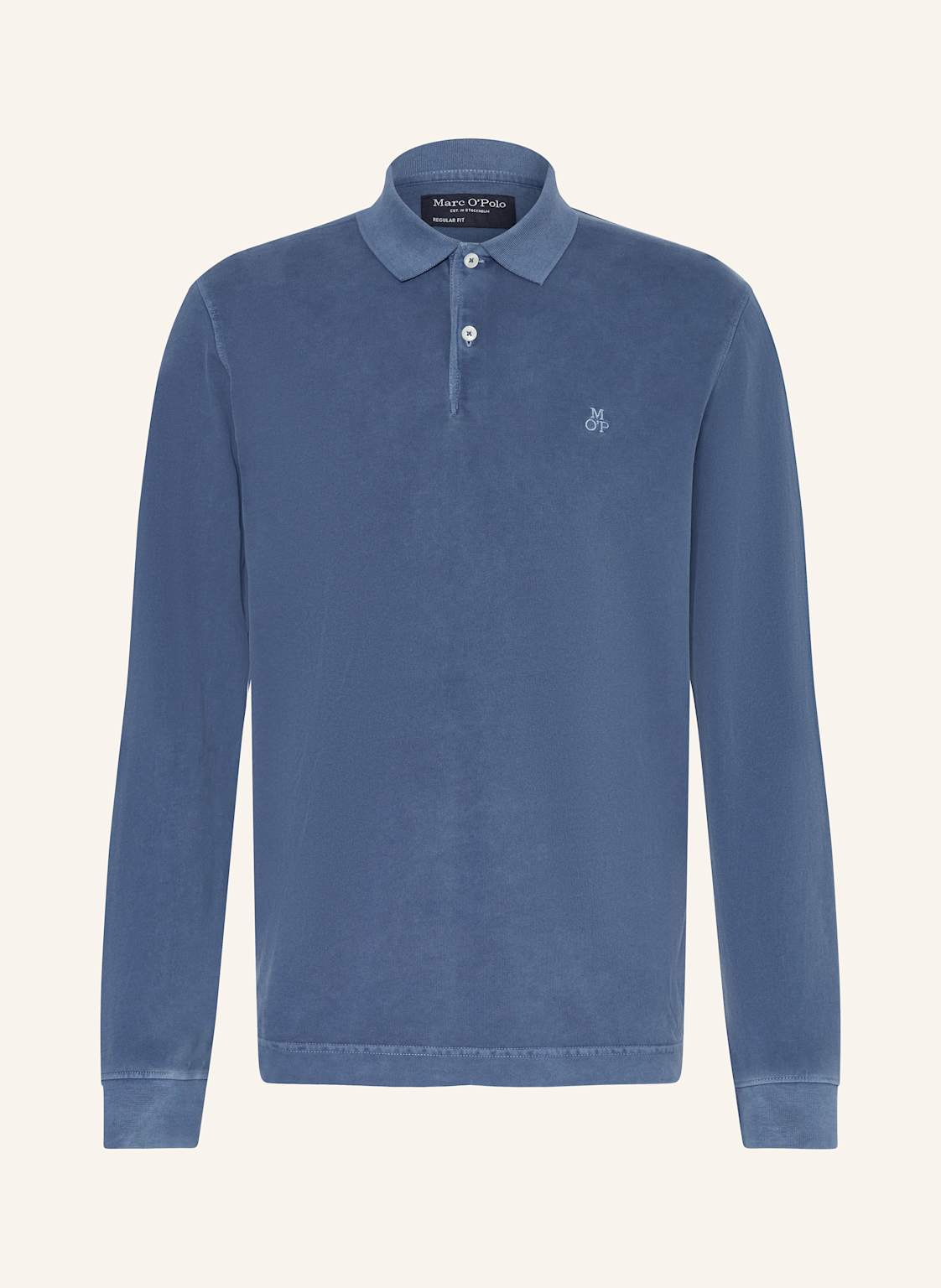 Marc O'polo Jersey-Poloshirt Regular Fit blau von Marc O'Polo