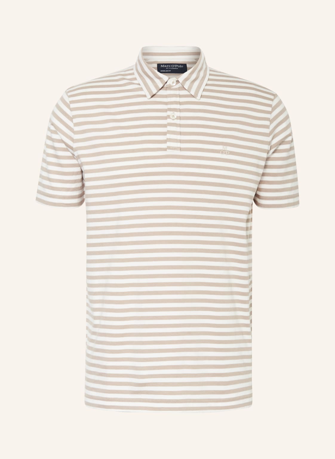 Marc O'polo Jersey-Poloshirt Regular Fit weiss von Marc O'Polo