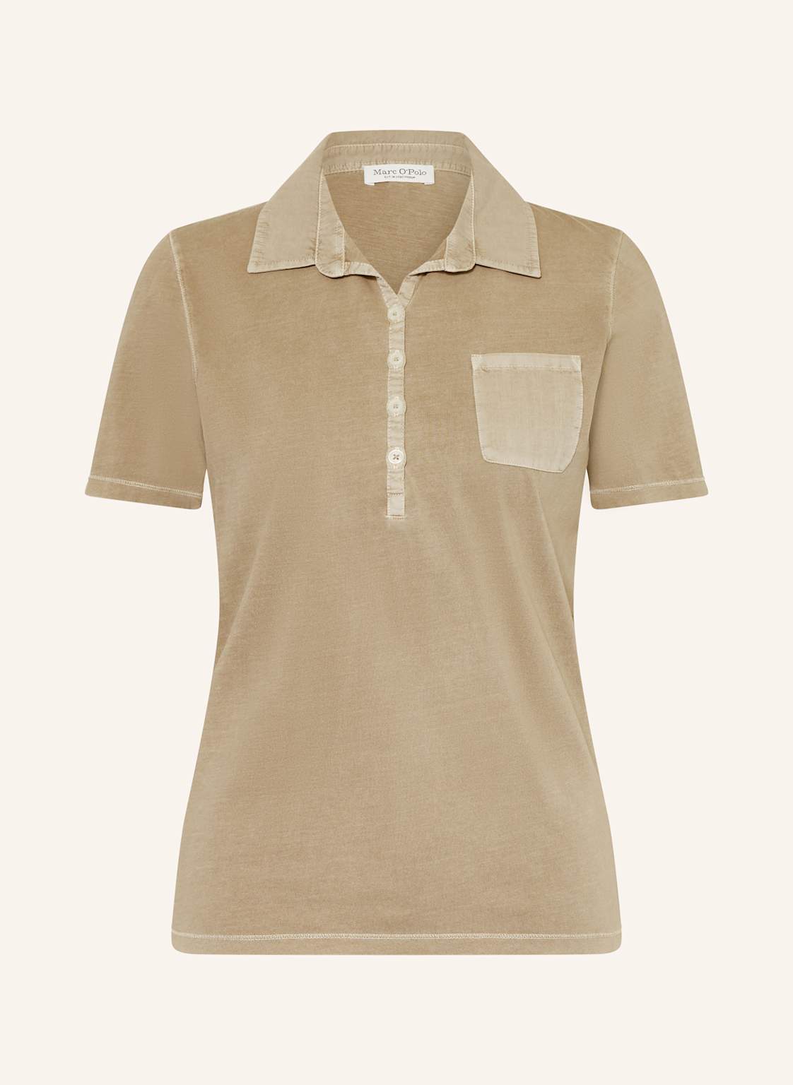Marc O'polo Jersey-Poloshirt beige Marc O'polo Jersey-Poloshirt beige von Marc O'Polo
