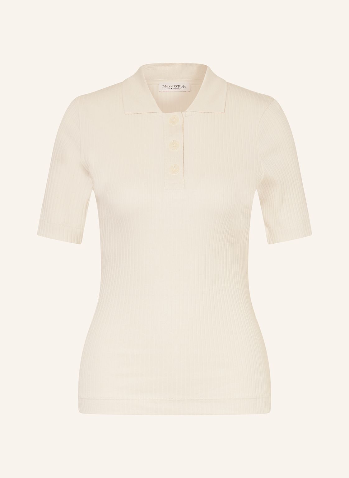 Marc O'polo Jersey-Poloshirt weiss von Marc O'Polo