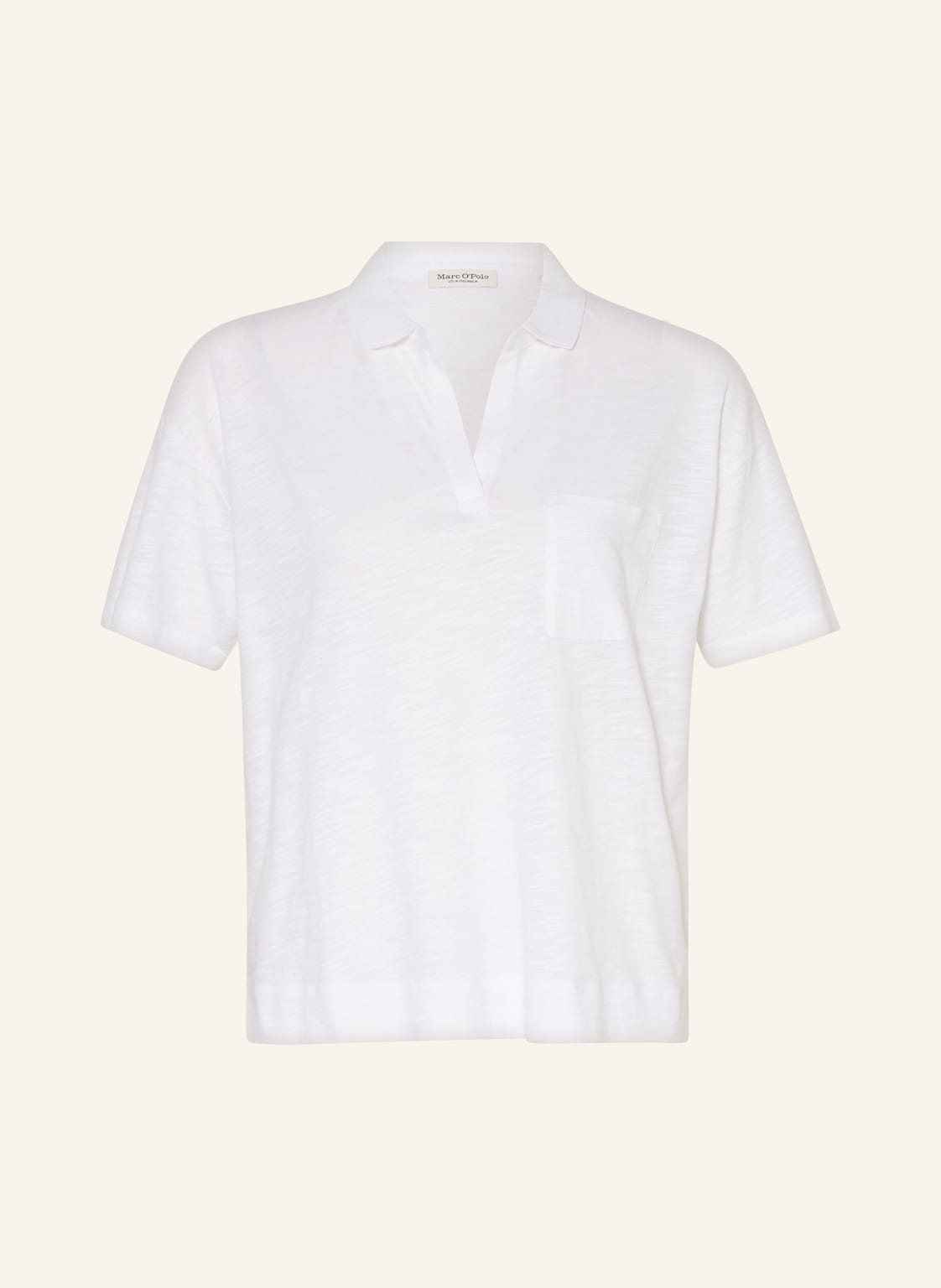 Marc O'polo Jersey-Poloshirt weiss von Marc O'Polo