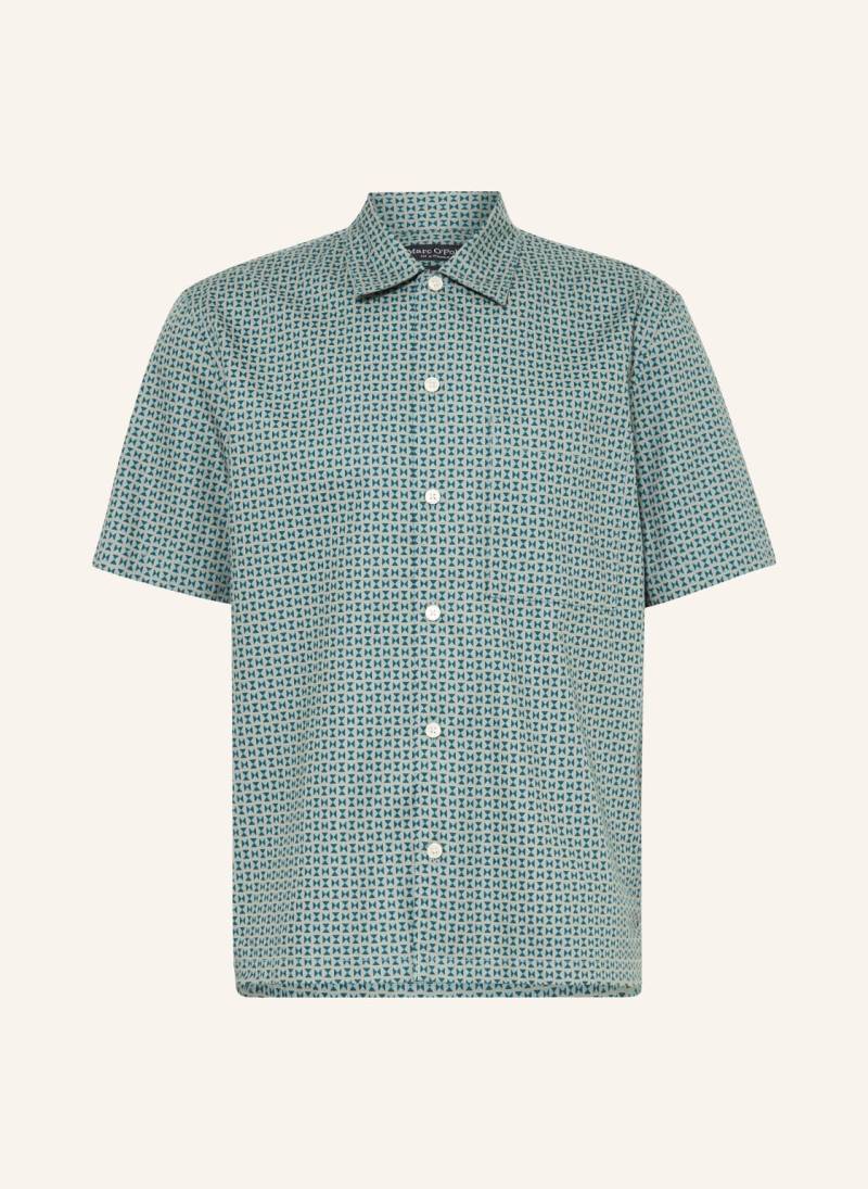 Marc O'polo Kurzarm-Hemd Regular Fit blau von Marc O'Polo