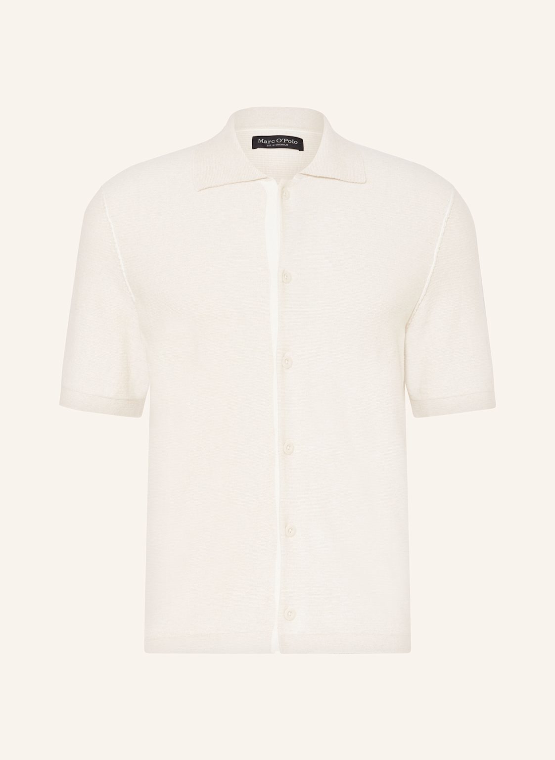 Marc O'polo Kurzarm-Hemd weiss Marc O'polo Kurzarm-Hemd weiss von Marc O'Polo