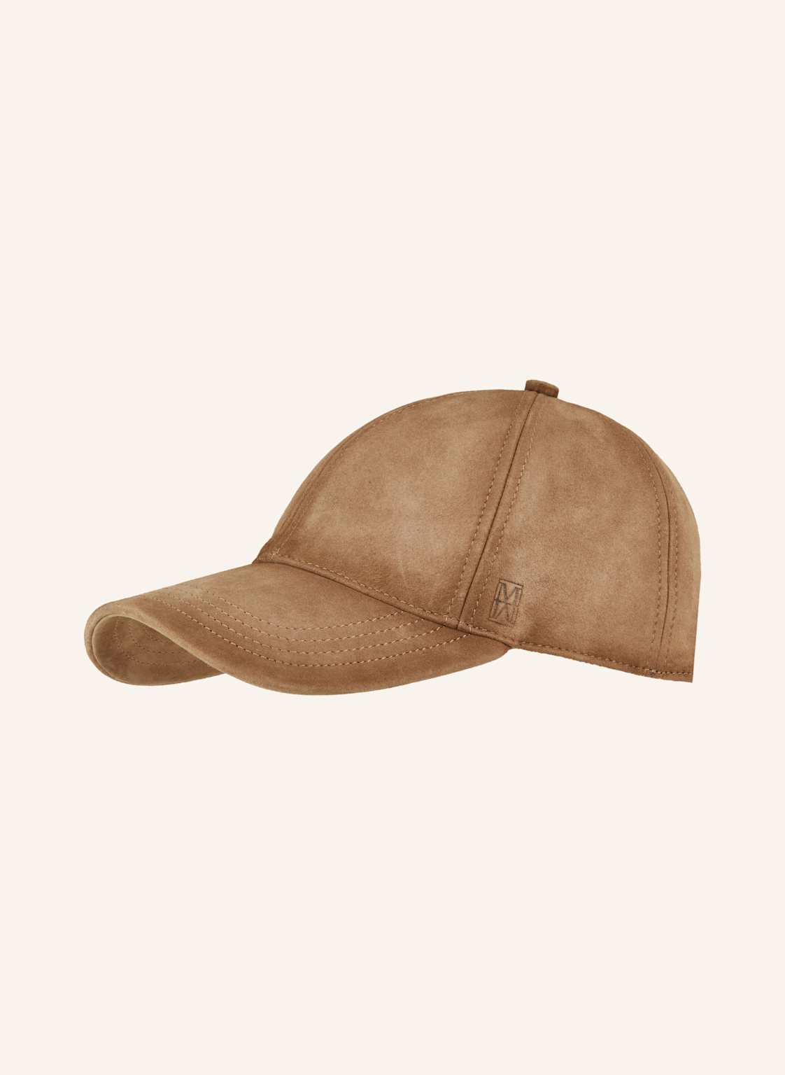 Marc O'polo Leder-Cap beige von Marc O'Polo