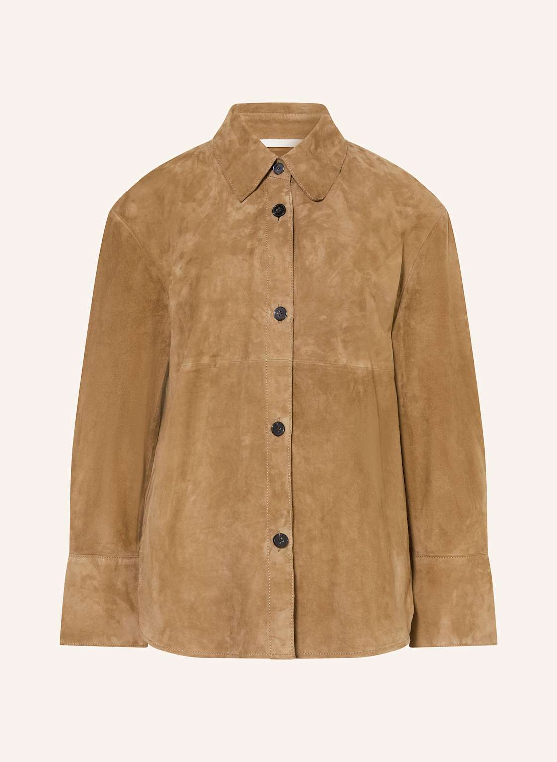 Marc O'polo Leder-Overjacket braun von Marc O'Polo