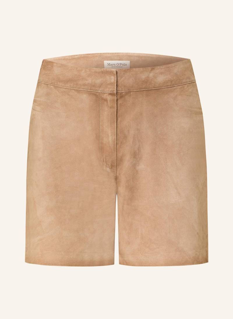 Marc O'polo Ledershorts beige von Marc O'Polo