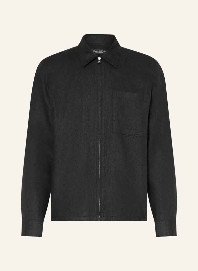Marc O'polo Leinen-Overjacket schwarz von Marc O'Polo