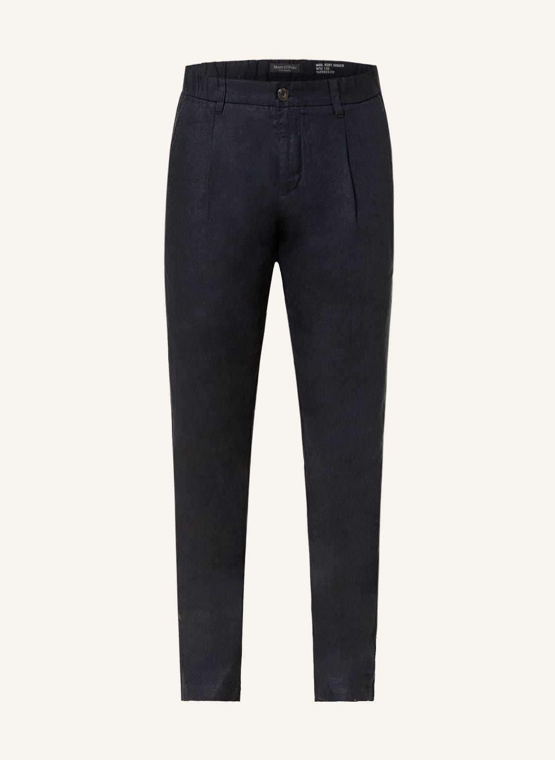 Marc O'polo Leinenchino Osby Jogger Tapered Fit blau von Marc O'Polo