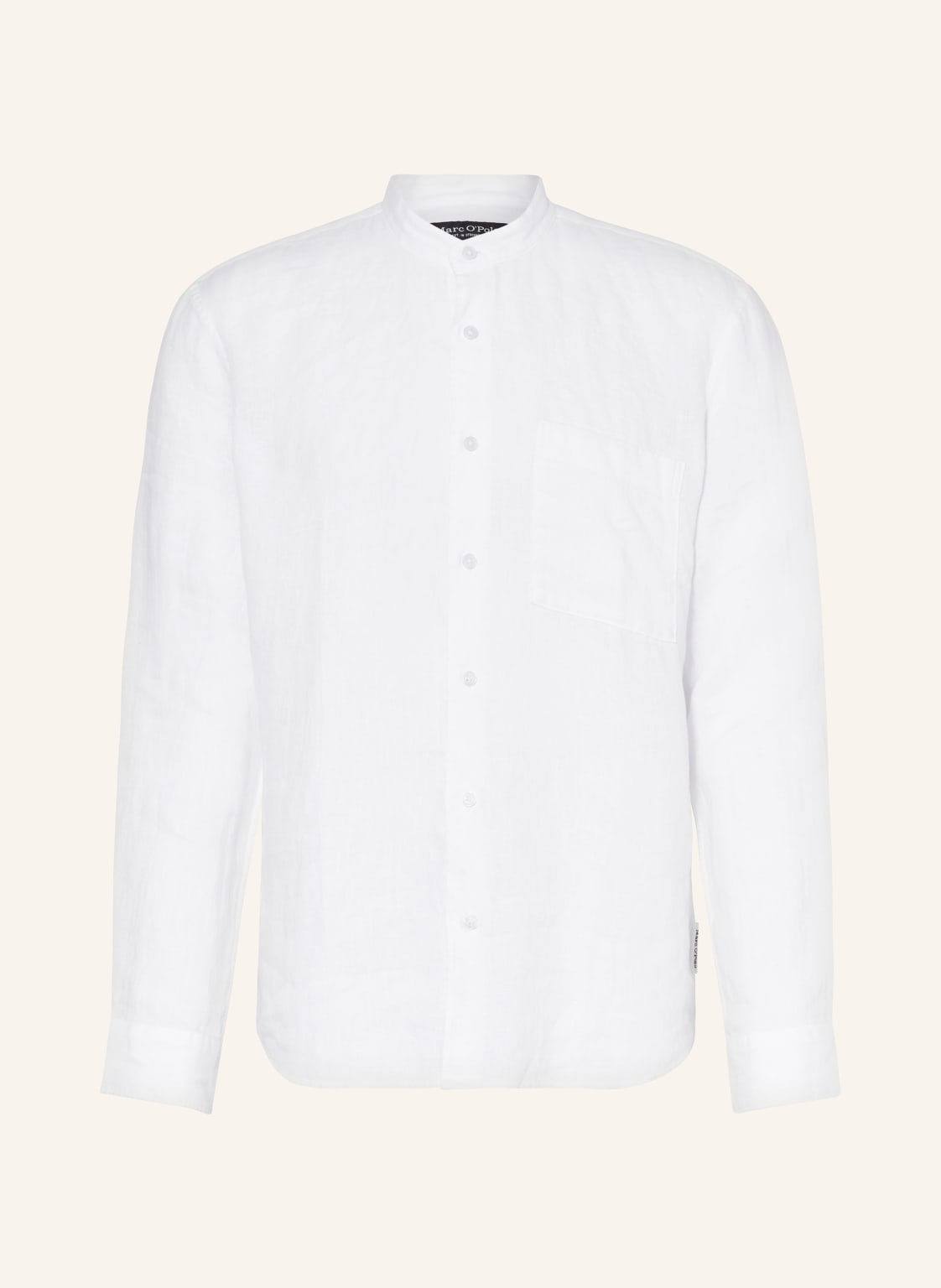 Marc O'polo Leinenhemd Regular Fit Mit Stehkragen weiss Marc O'polo Leinenhemd Regular Fit Mit Stehkragen weiss von Marc O'Polo