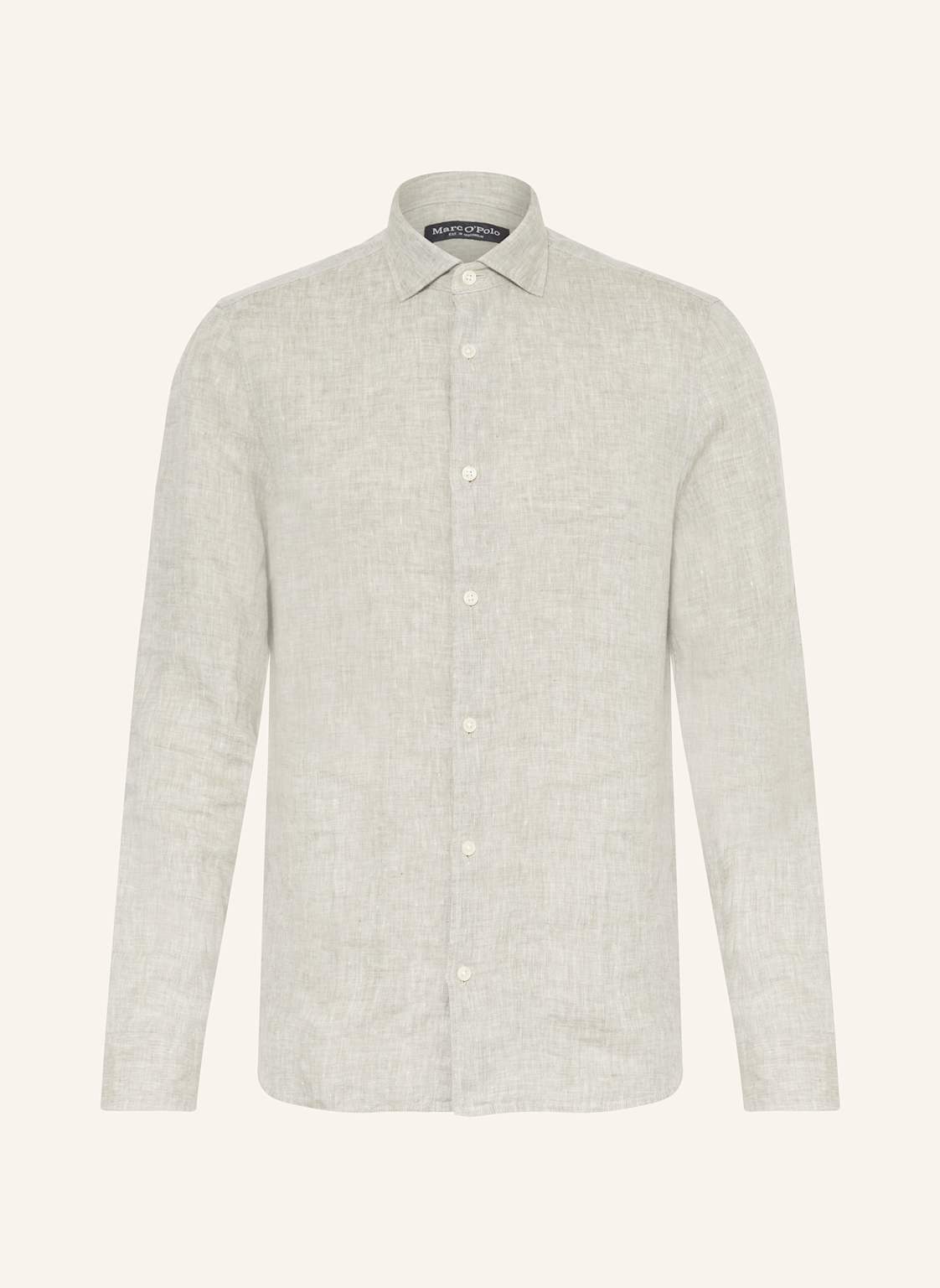 Marc O'polo Leinenhemd Shaped Fit beige von Marc O'Polo