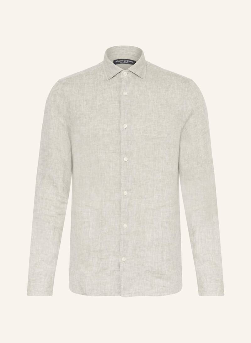 Marc O'polo Leinenhemd Shaped Fit beige von Marc O'Polo