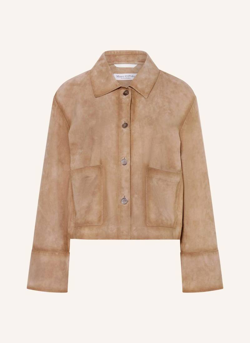 Marc O'polo Overjacket Aus Leder beige von Marc O'Polo