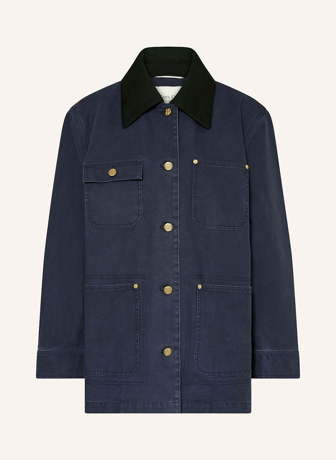 Marc O'polo Overshirt Mit Abnehmbarem Kragen blau Marc O'polo Overshirt Mit Abnehmbarem Kragen blau von Marc O'Polo