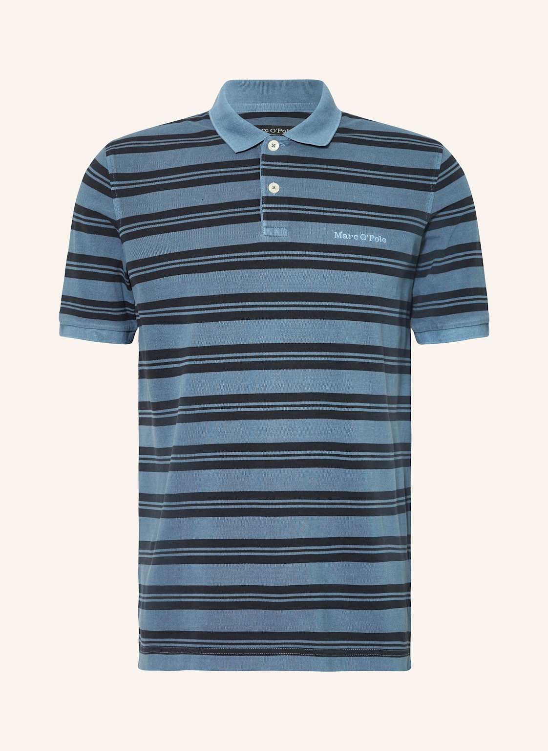 Marc O'polo Piqué-Poloshirt Regular Fit blau von Marc O'Polo