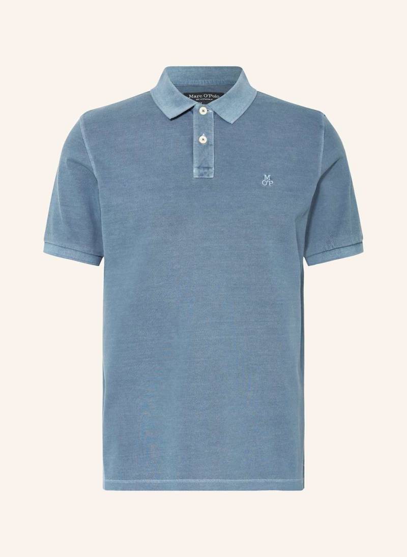 Marc O'polo Piqué-Poloshirt Regular Fit blau von Marc O'Polo