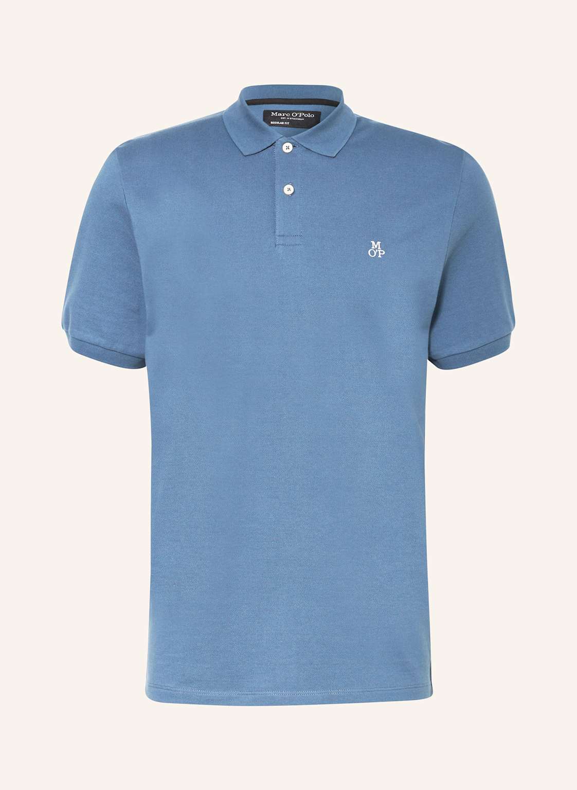 Marc O'polo Piqué-Poloshirt Regular Fit blau von Marc O'Polo