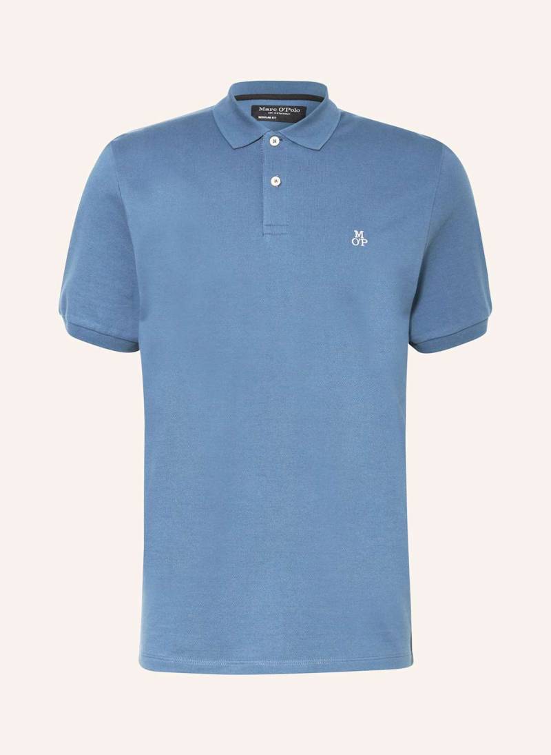 Marc O'polo Piqué-Poloshirt Regular Fit blau von Marc O'Polo