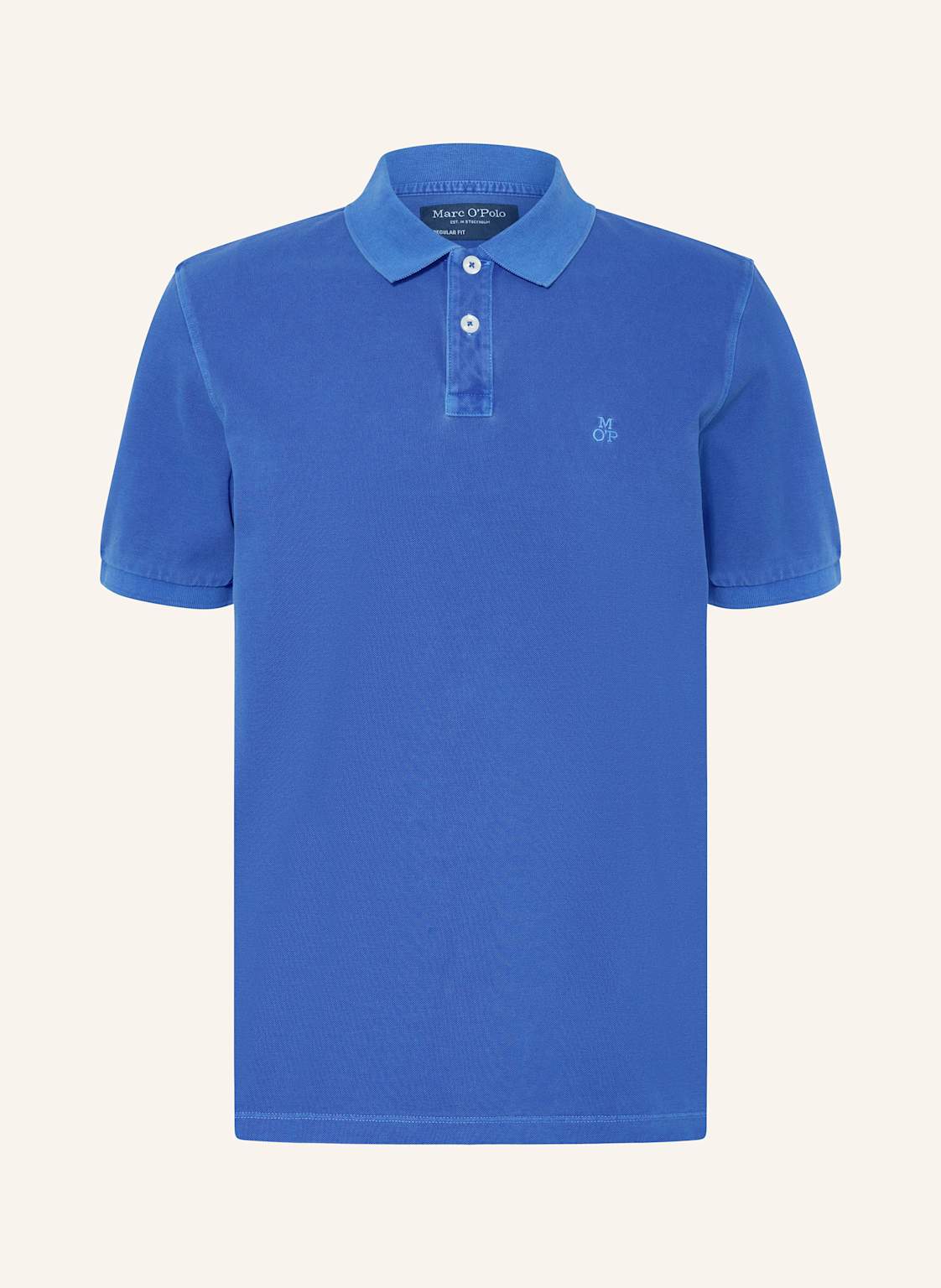 Marc O'polo Piqué-Poloshirt Regular Fit blau von Marc O'Polo