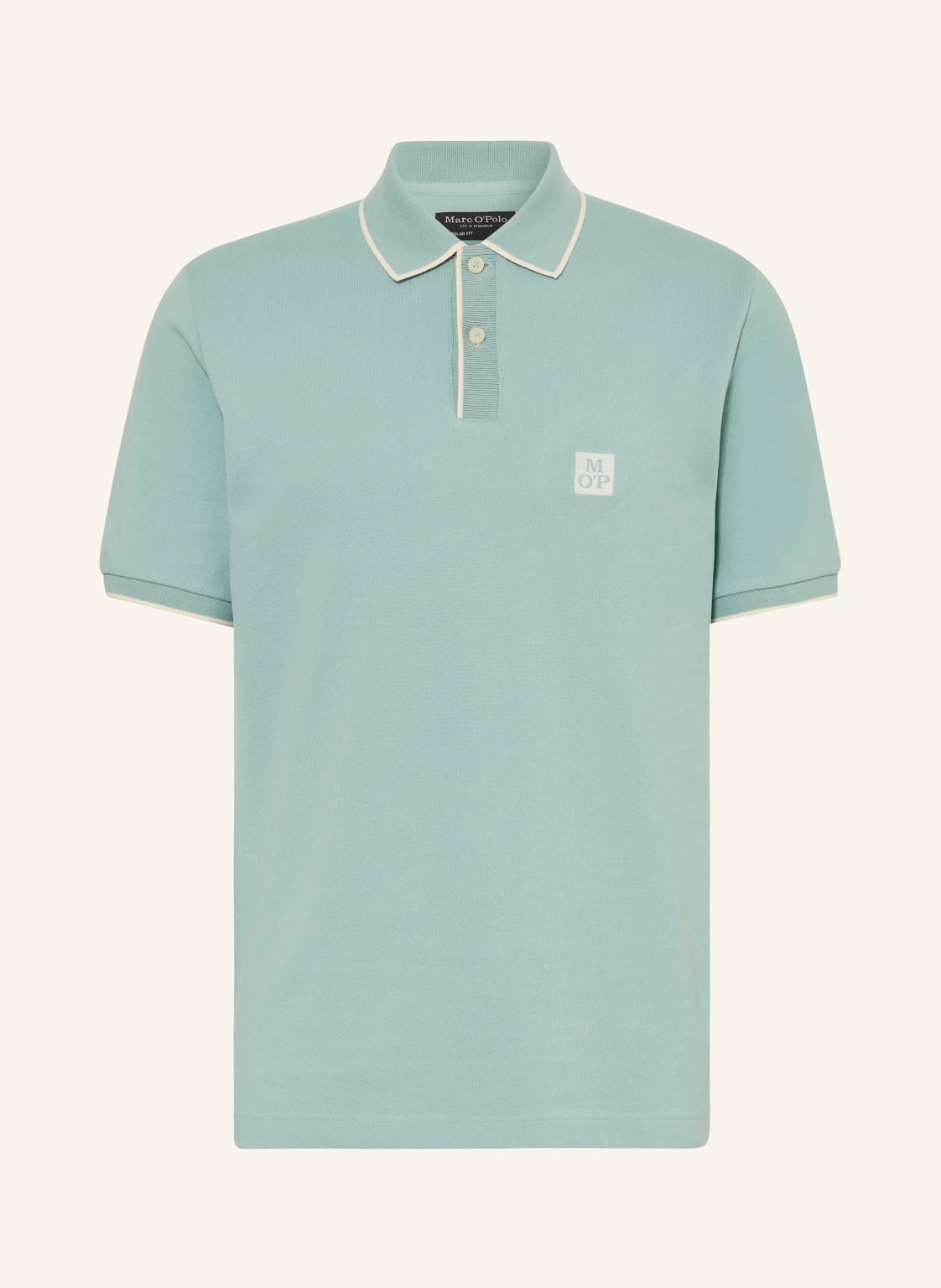 Marc O'polo Piqué-Poloshirt Regular Fit gruen von Marc O'Polo