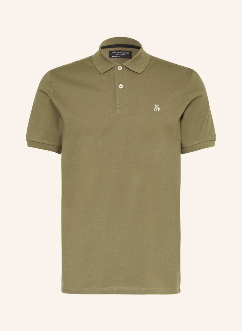 Marc O'polo Piqué-Poloshirt Regular Fit gruen von Marc O'Polo