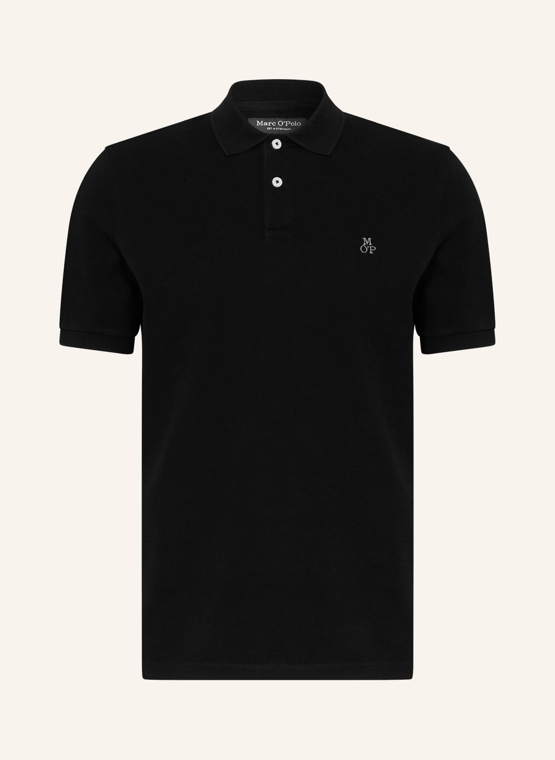 Marc O'polo Piqué-Poloshirt Regular Fit schwarz von Marc O'Polo