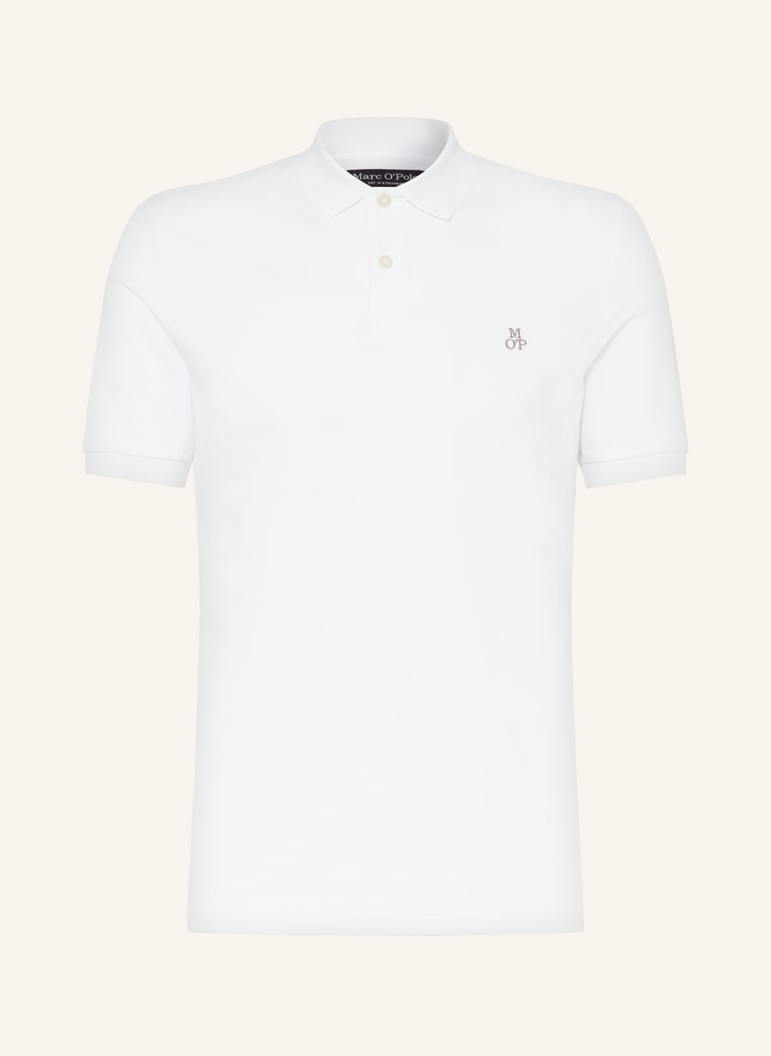 Marc O'polo Piqué-Poloshirt Regular Fit weiss von Marc O'Polo