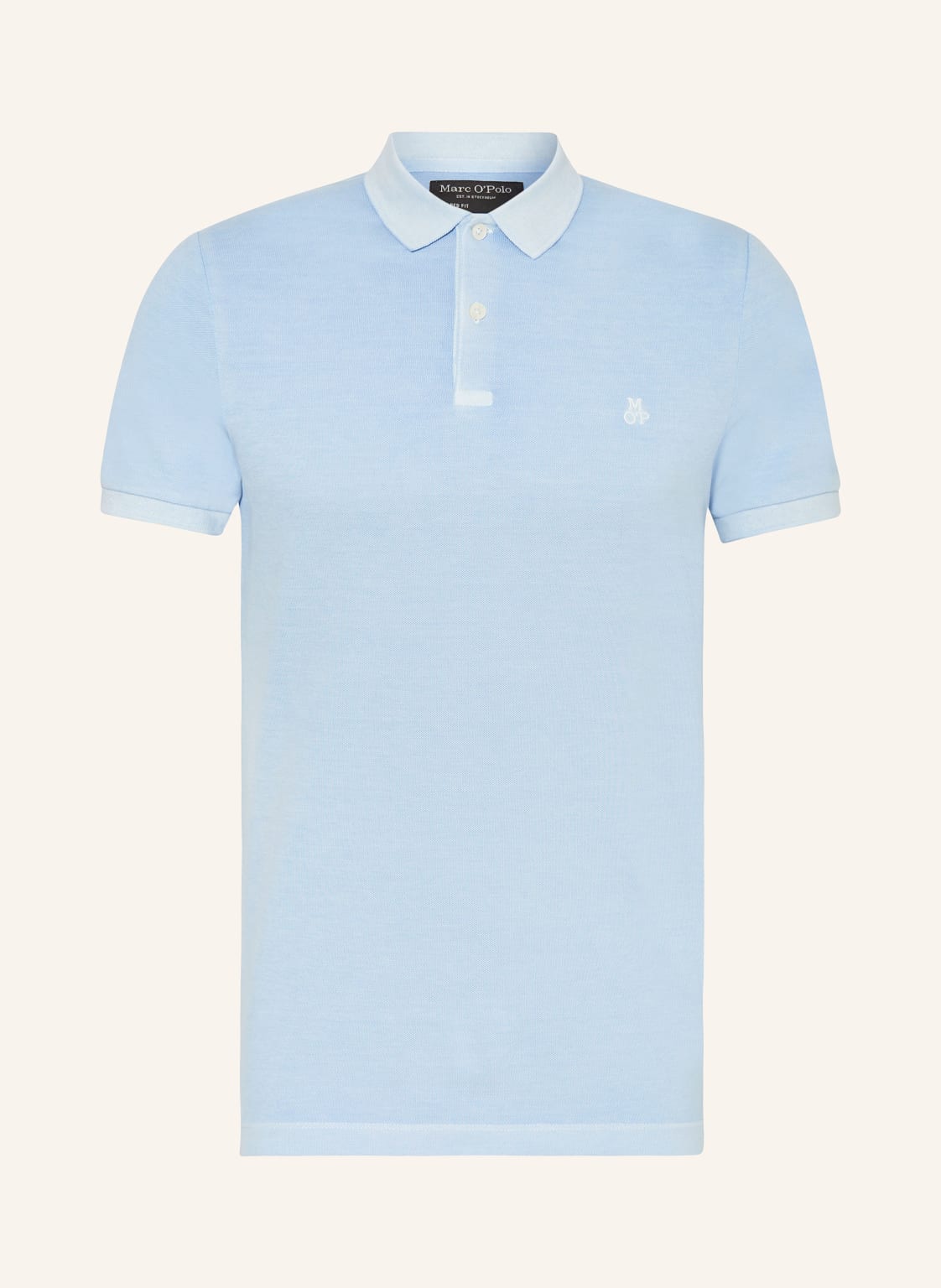 Marc O'polo Piqué-Poloshirt Shaped Fit blau von Marc O'Polo