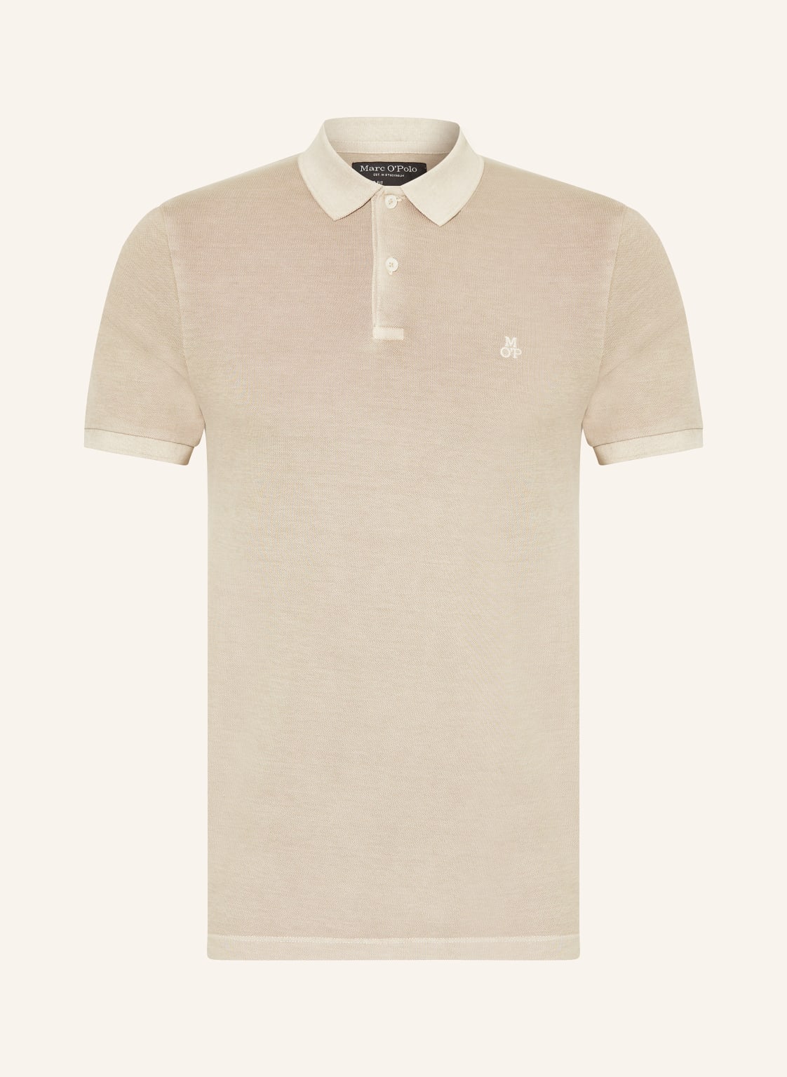 Marc O'polo Piqué-Poloshirt Shaped Fit braun von Marc O'Polo