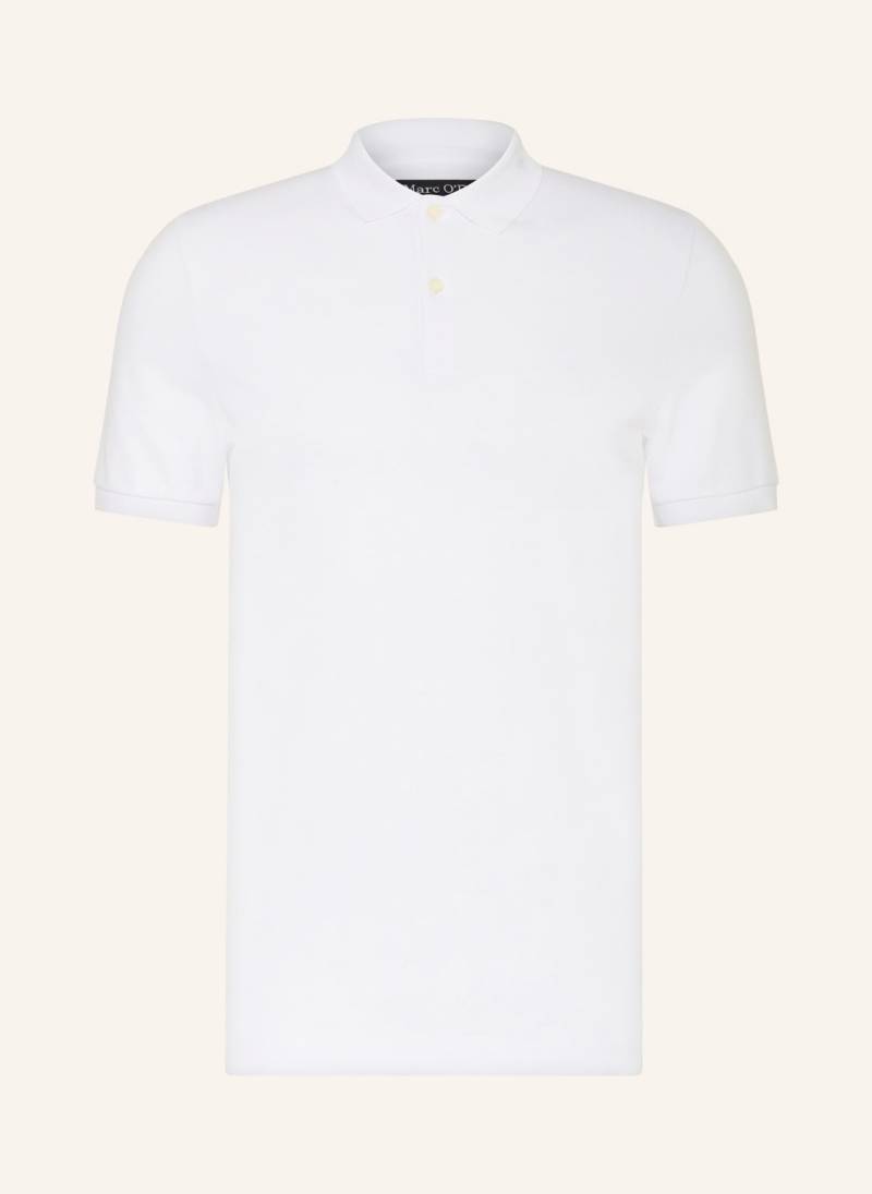 Marc O'polo Piqué-Poloshirt Shaped Fit weiss von Marc O'Polo