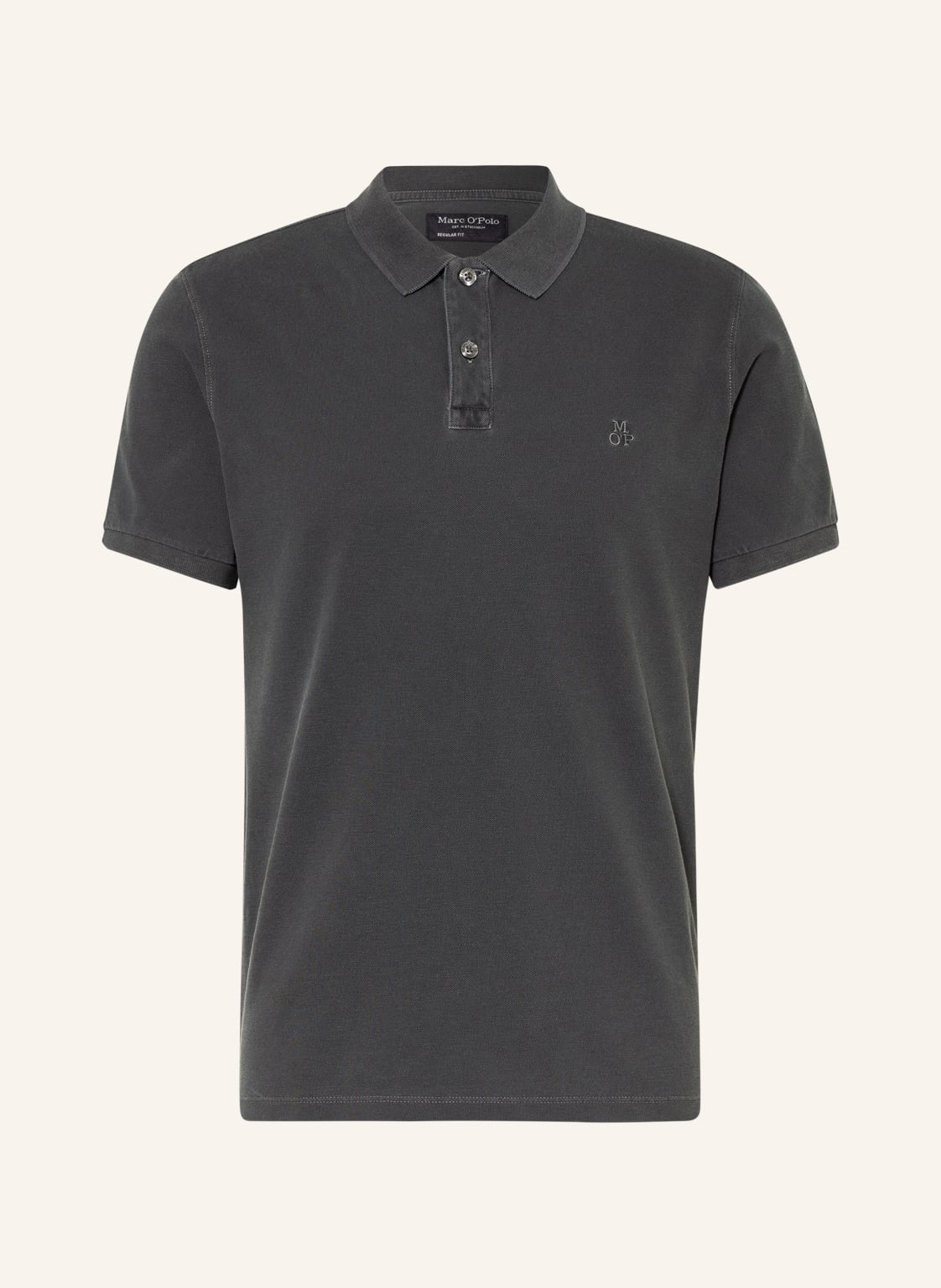 Marc O'polo Piqué-Poloshirt grau von Marc O'Polo