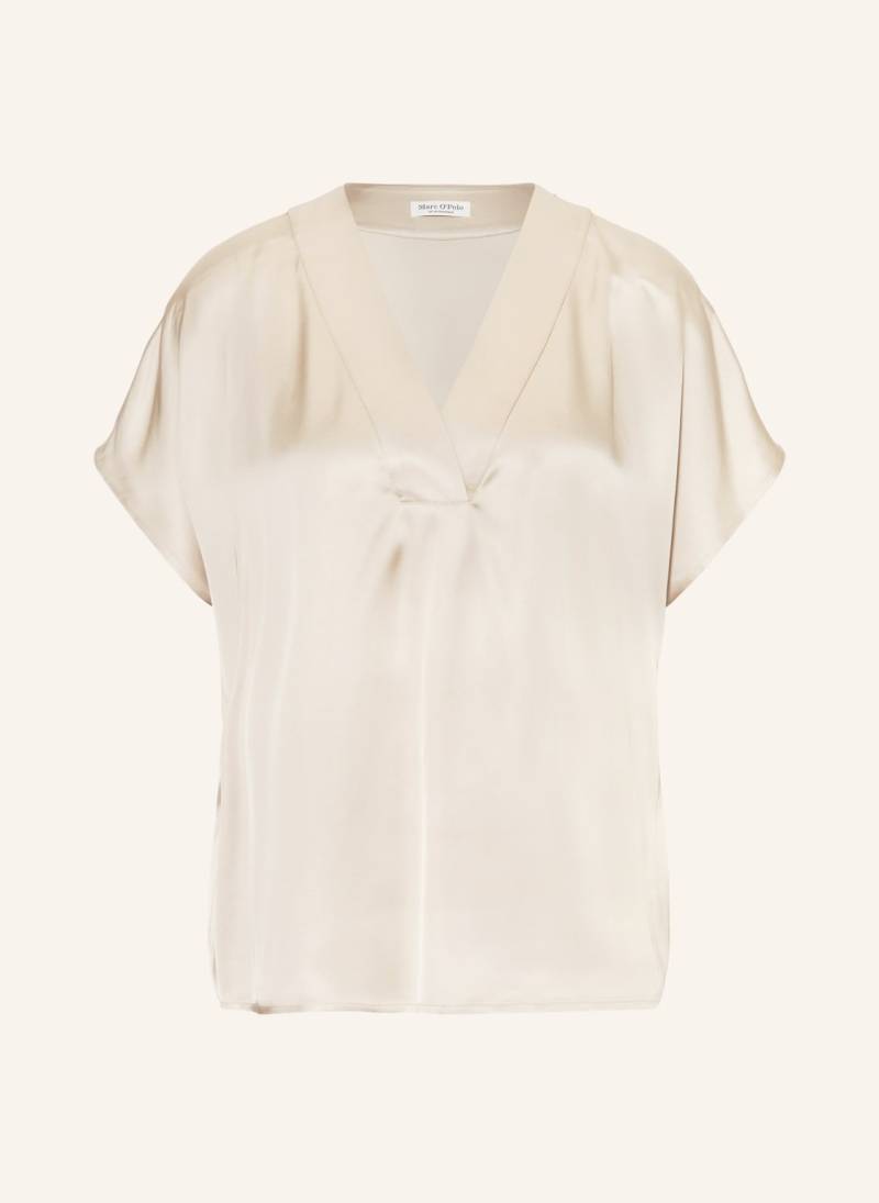 Marc O'polo Satinbluse beige von Marc O'Polo