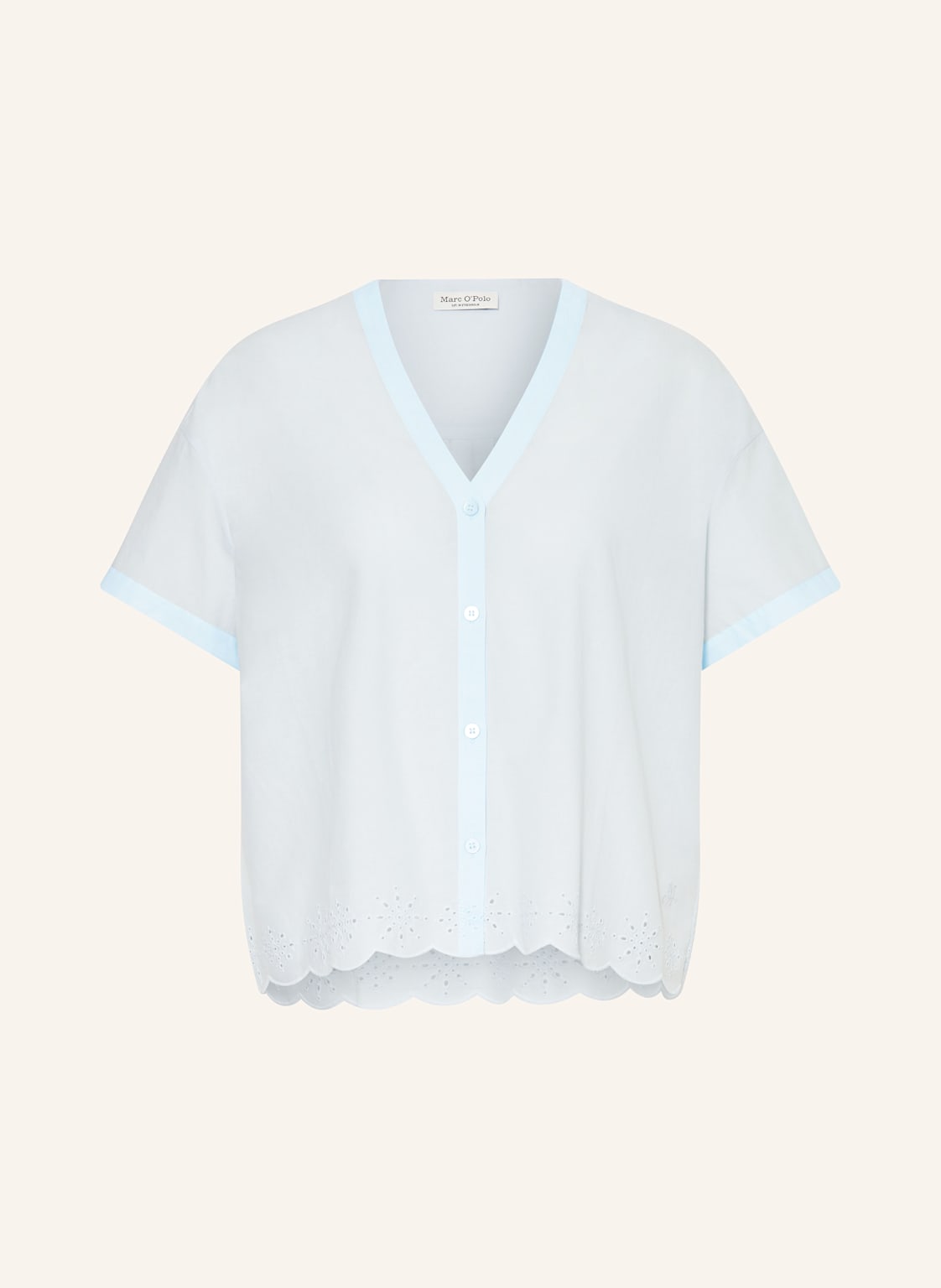 Marc O'polo Schlafshirt blau von Marc O'Polo