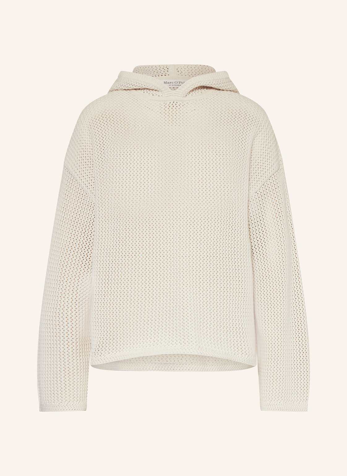 Marc O'polo Strick-Hoodie weiss von Marc O'Polo