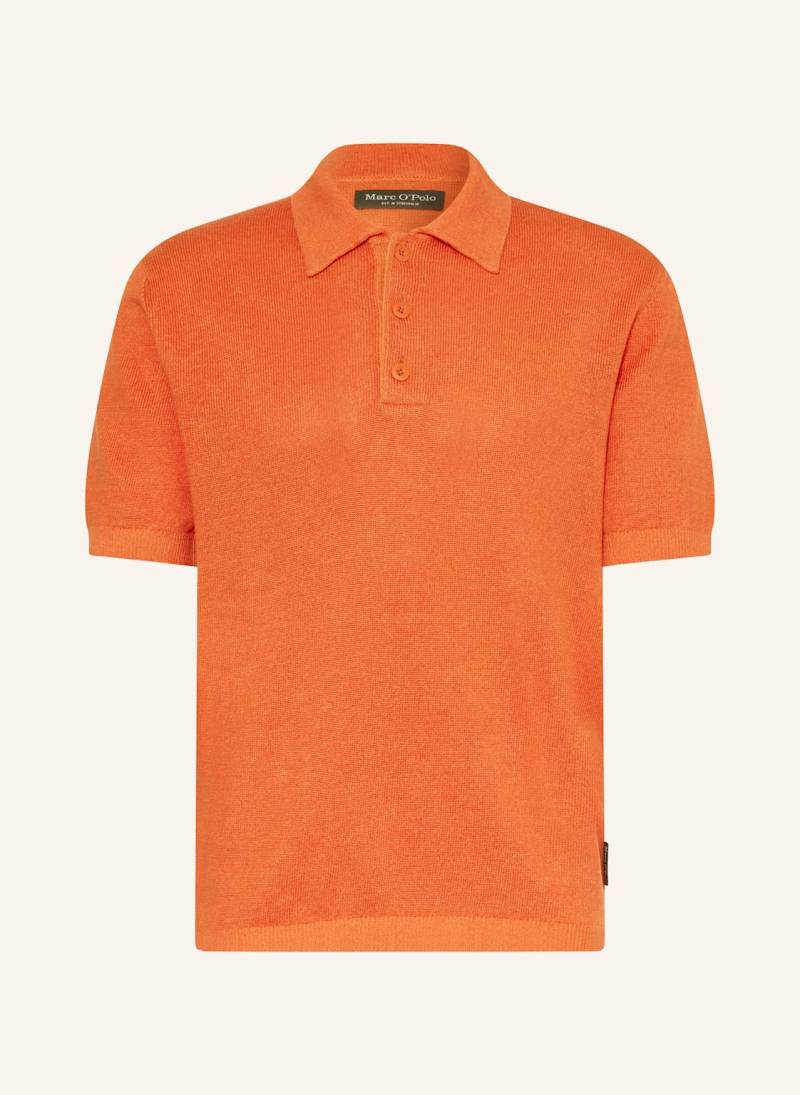 Marc O'polo Strick-Poloshirt Regular Fit rot von Marc O'Polo