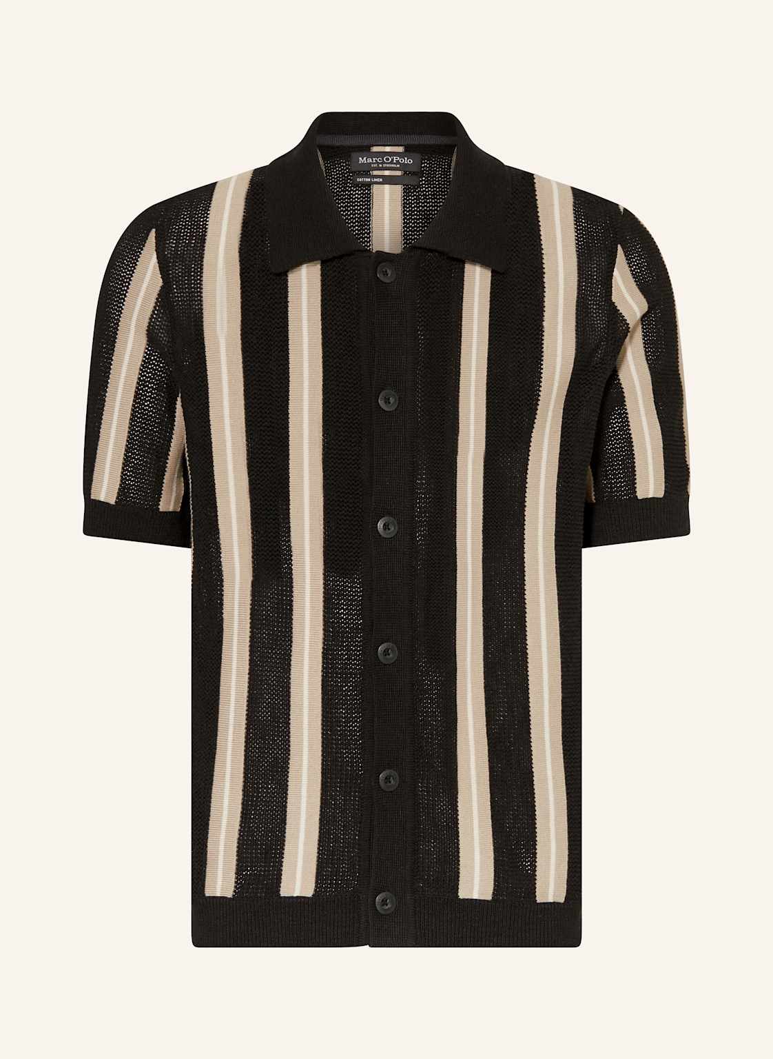 Marc O'polo Strickhemd Regular Fit schwarz Marc O'polo Strickhemd Regular Fit schwarz von Marc O'Polo