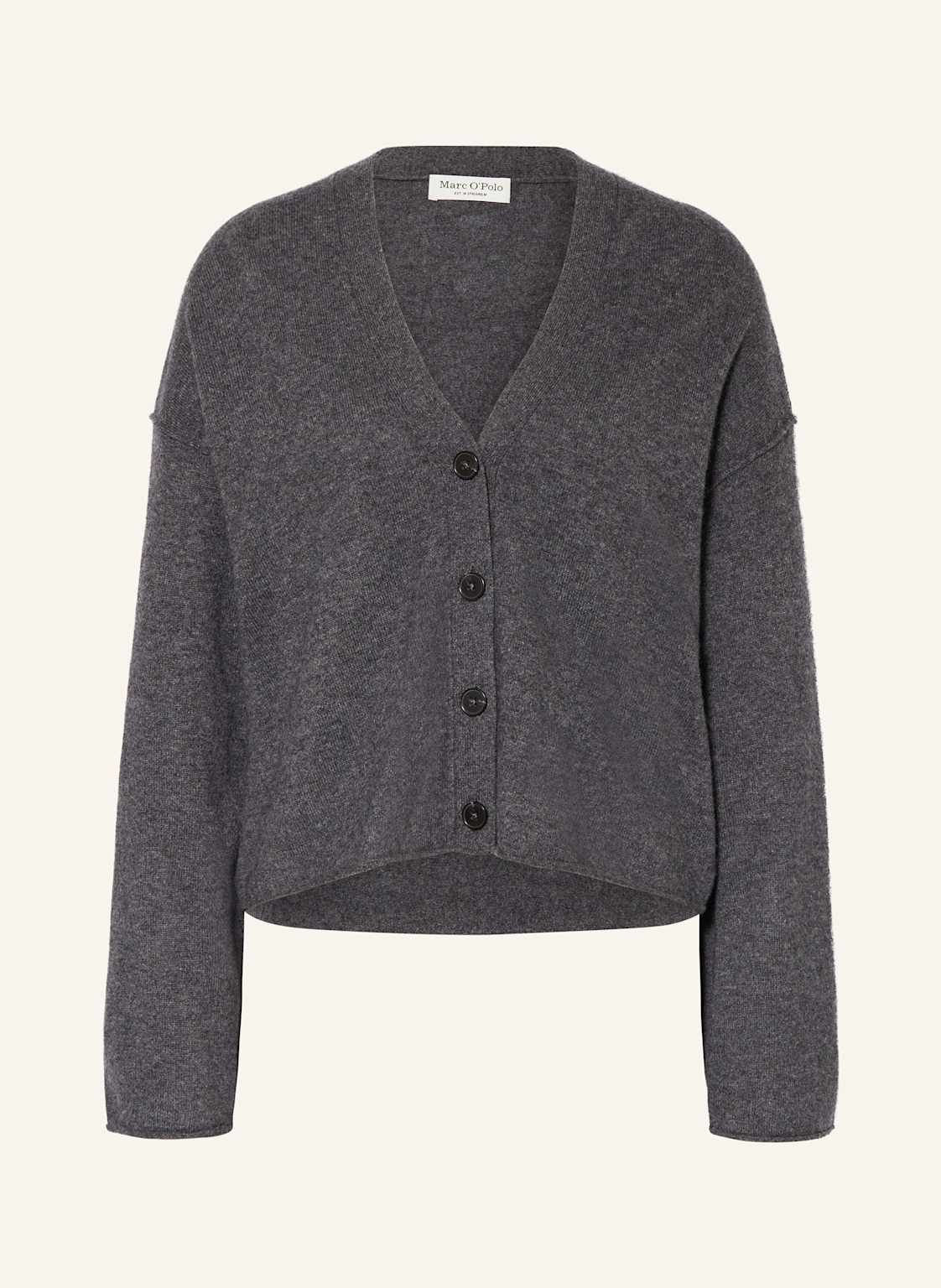 Marc O'polo Strickjacke Aus Cashmere grau Marc O'polo Strickjacke Aus Cashmere grau von Marc O'Polo