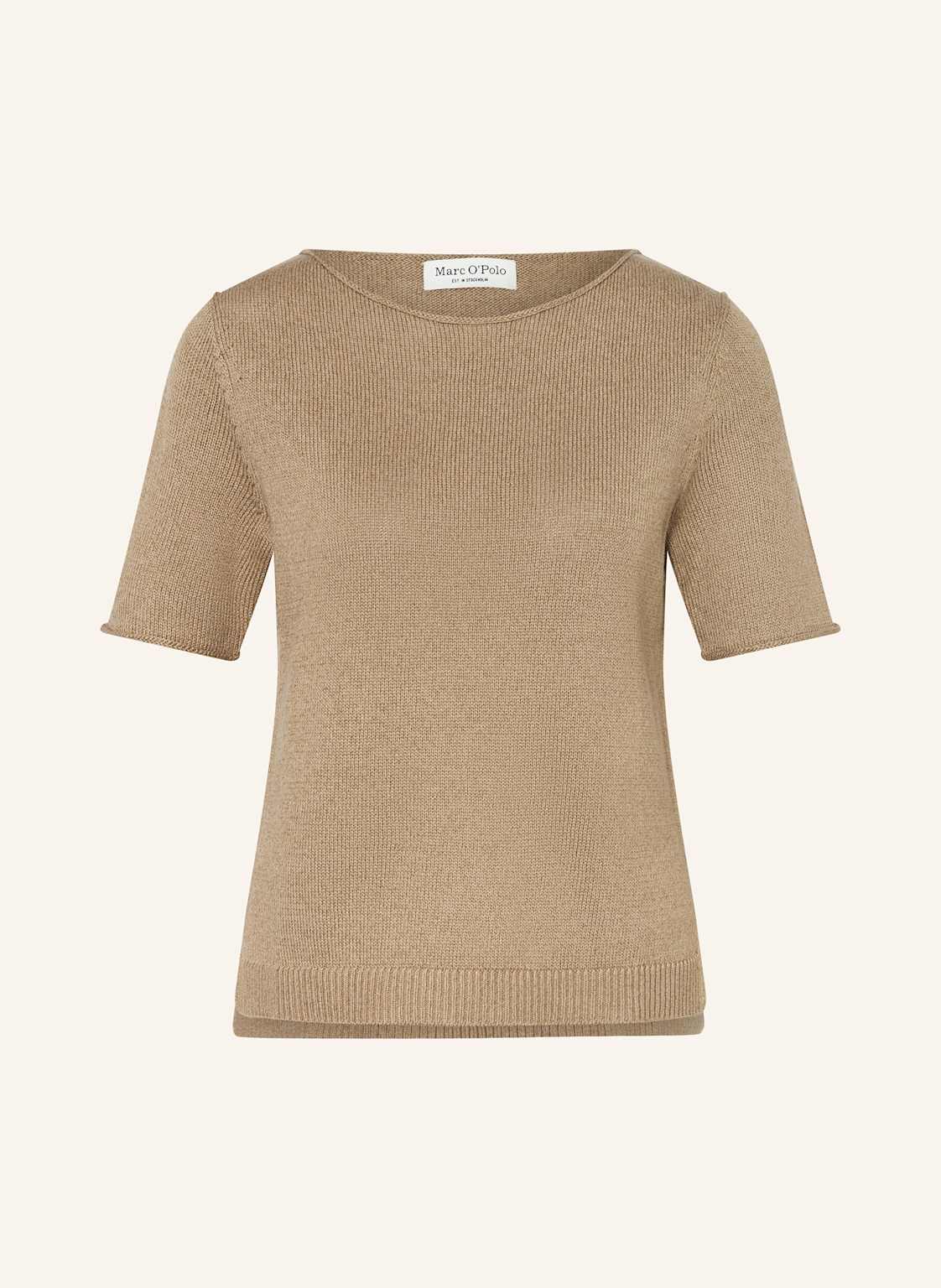 Marc O'polo Strickshirt Mit Leinen beige von Marc O'Polo