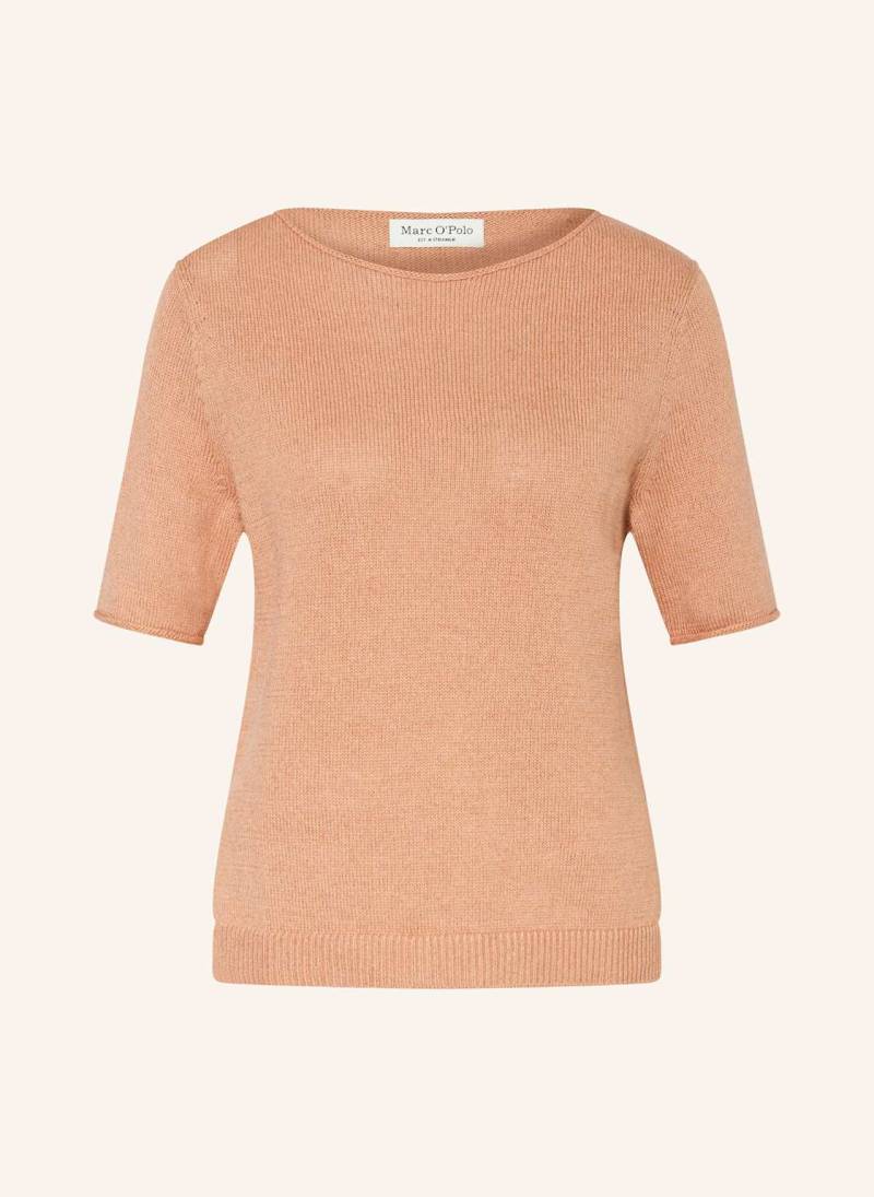 Marc O'polo Strickshirt Mit Leinen rosa von Marc O'Polo