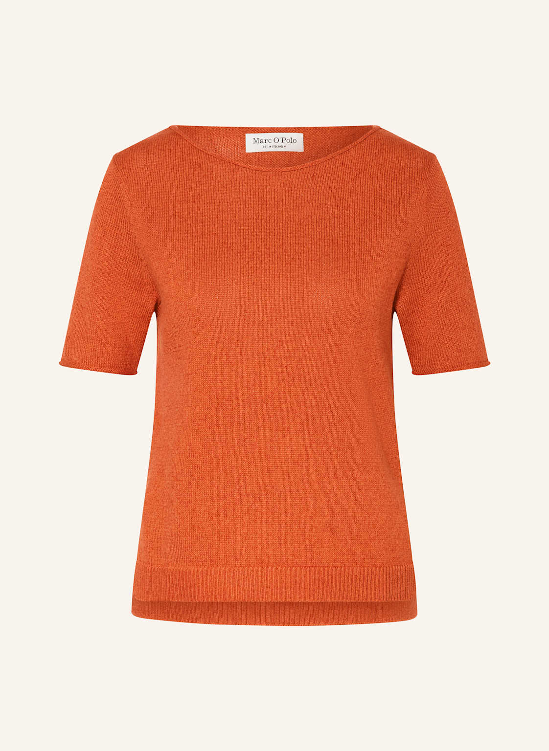 Marc O'polo Strickshirt Mit Leinen rot Marc O'polo Strickshirt Mit Leinen rot von Marc O'Polo