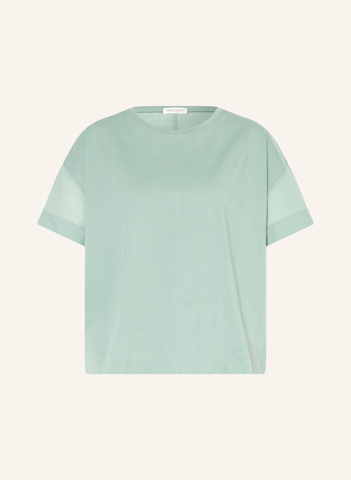 Marc O'polo T-Shirt Im Materialmix gruen Marc O'polo T-Shirt Im Materialmix gruen von Marc O'Polo