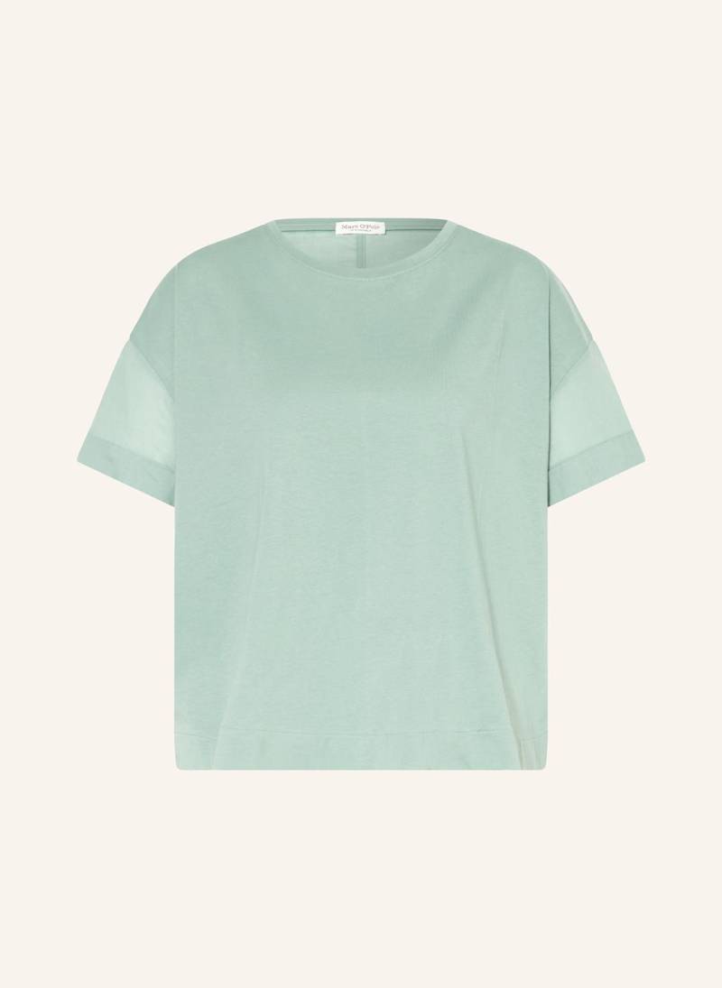 Marc O'polo T-Shirt Im Materialmix gruen von Marc O'Polo