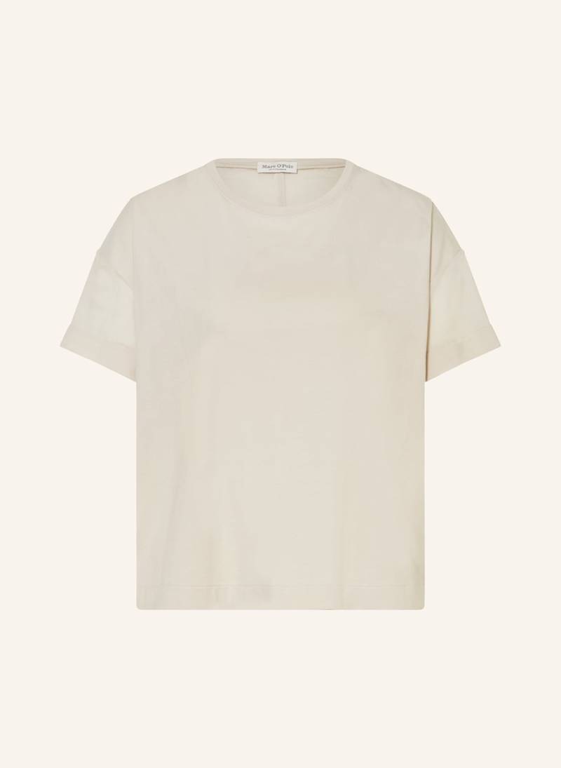 Marc O'polo T-Shirt Im Materialmix weiss von Marc O'Polo
