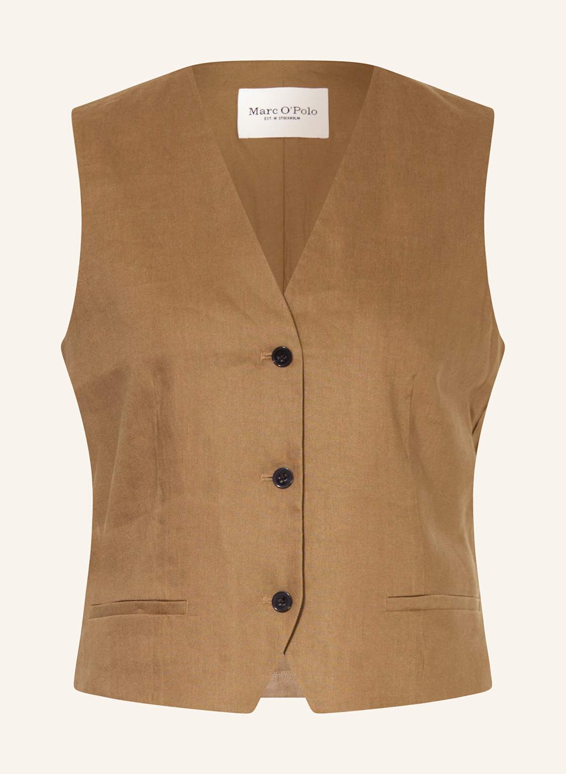 Marc O'polo Weste Mit Leinen blau Marc O'polo Weste Mit Leinen blau von Marc O'Polo