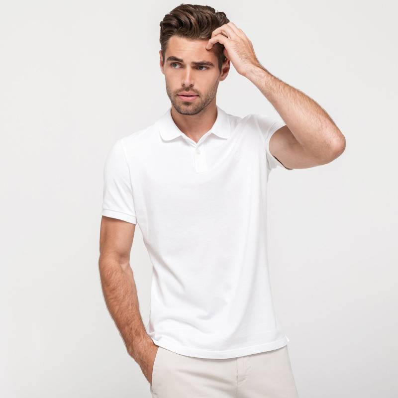 Marc O'Polo - Poloshirt, kurzarm, für Herren, Weiss, Größe L von Marc O'Polo