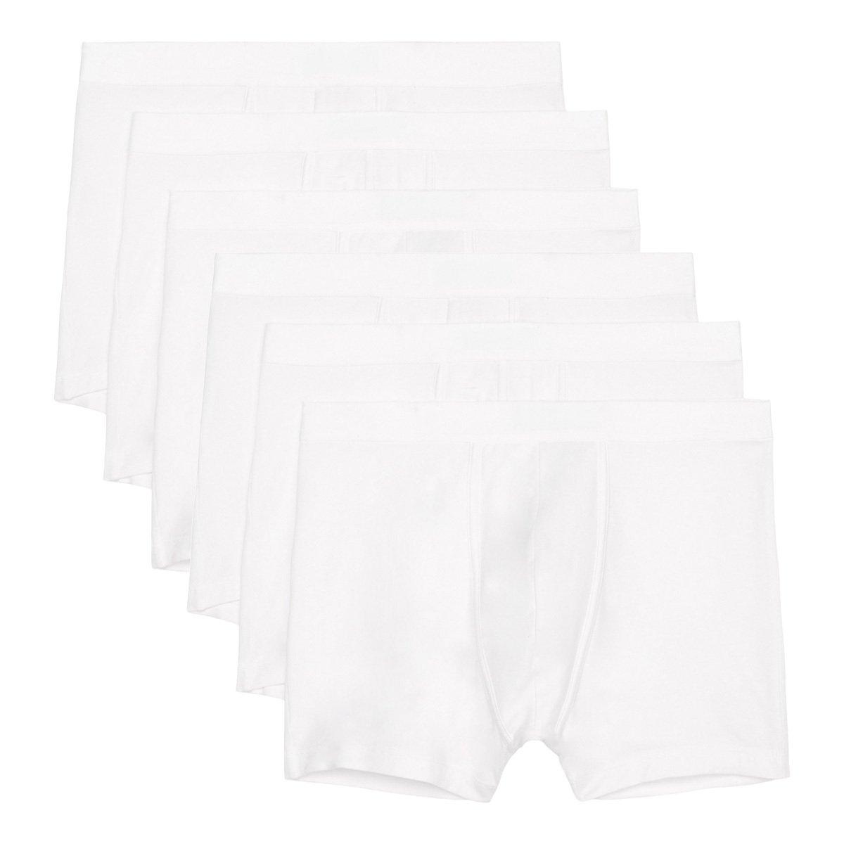 6er Pack Essentials Organic Cotton - Long Short Pant Herren Weiss M von Marc O'Polo